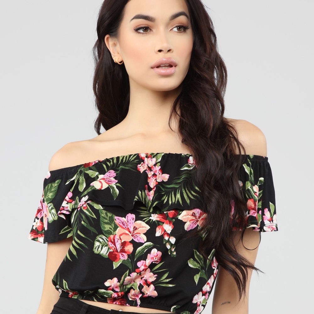 Floral Off Shoulder Top